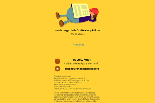 rendszergazda.info weboldal